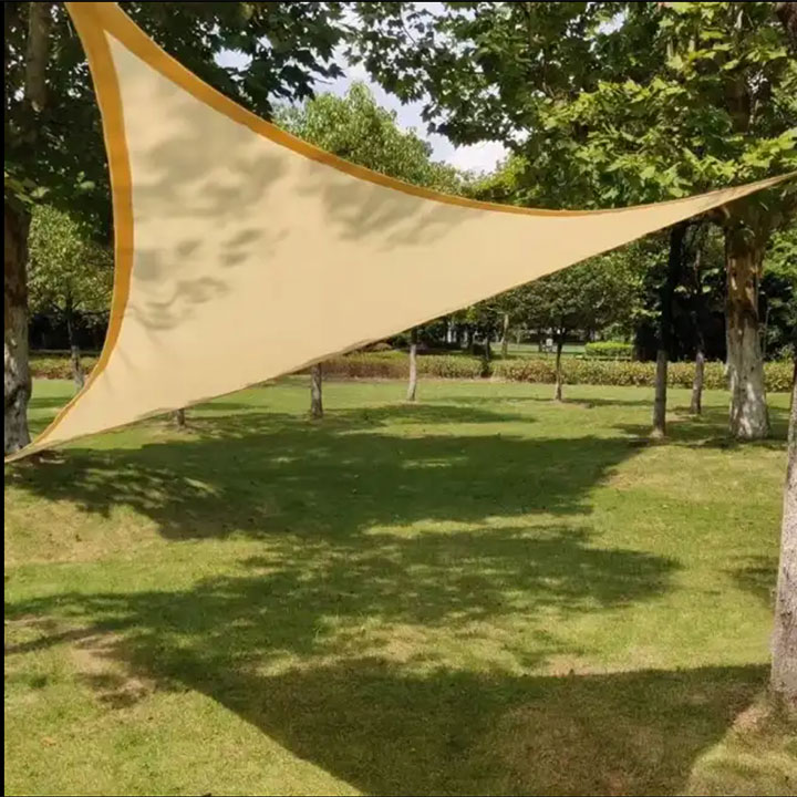 삼각형 Hdpe Sun Shade Net Shade Sail